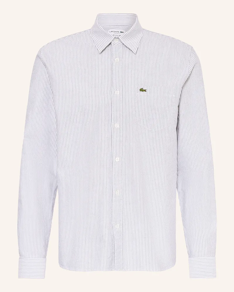 Lacoste Hemd Comfort Fit Weiss