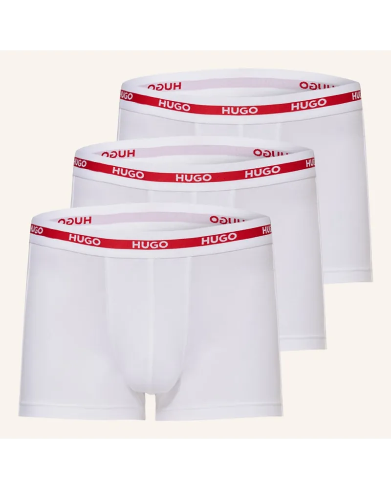 HUGO BOSS 3er-Pack Boxershorts TRIPLET PLANET Weiss