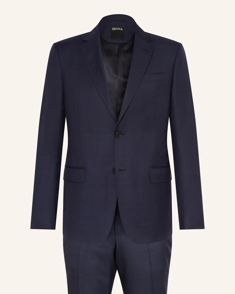Ermenegildo Zegna Anzug Extra Slim Fit blau Dunkelblau