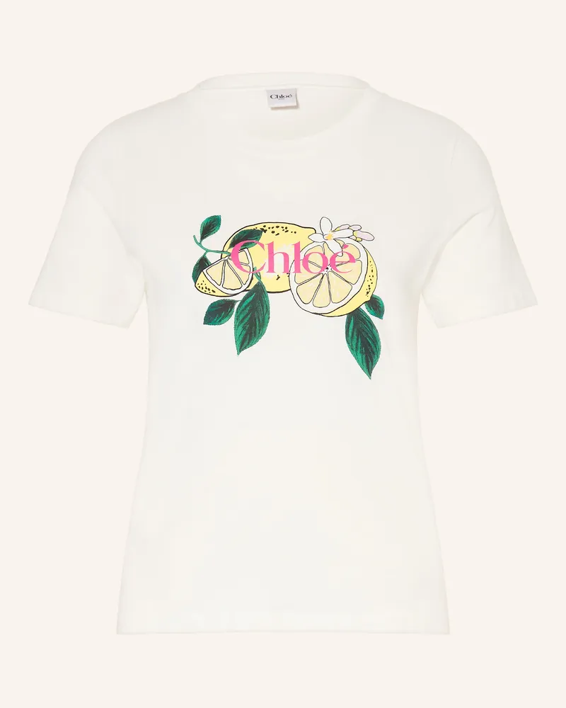 Chloé T-Shirt weiss Weiss