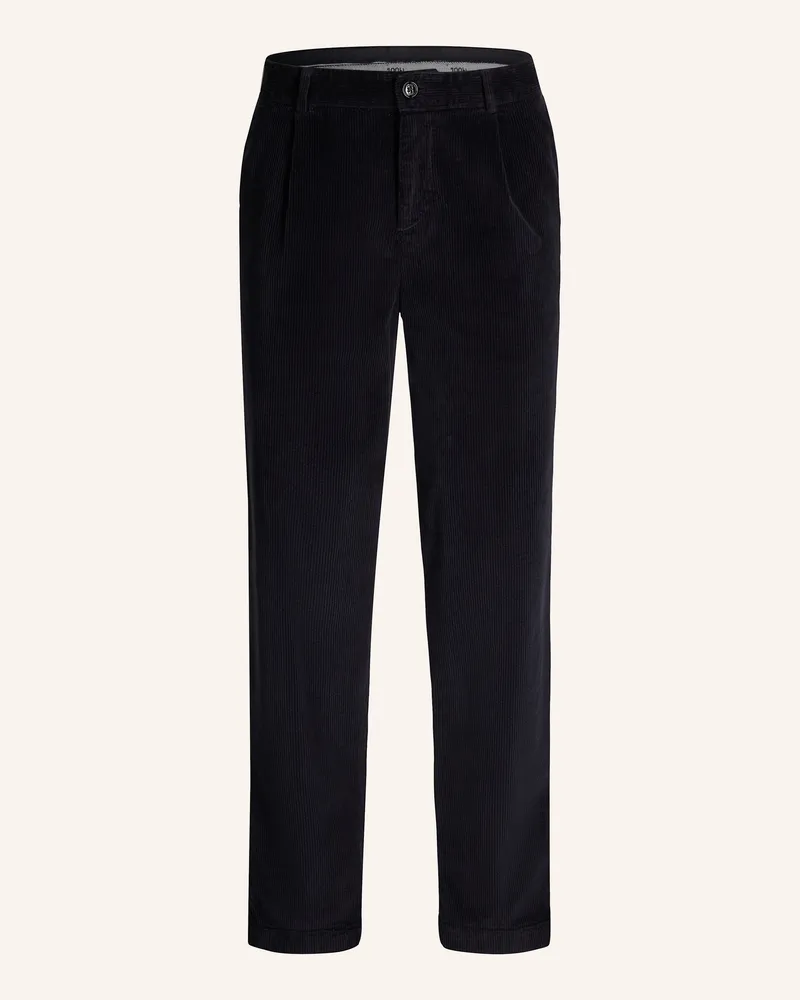 JOOP! Cordhose Loose Fit Dunkelblau