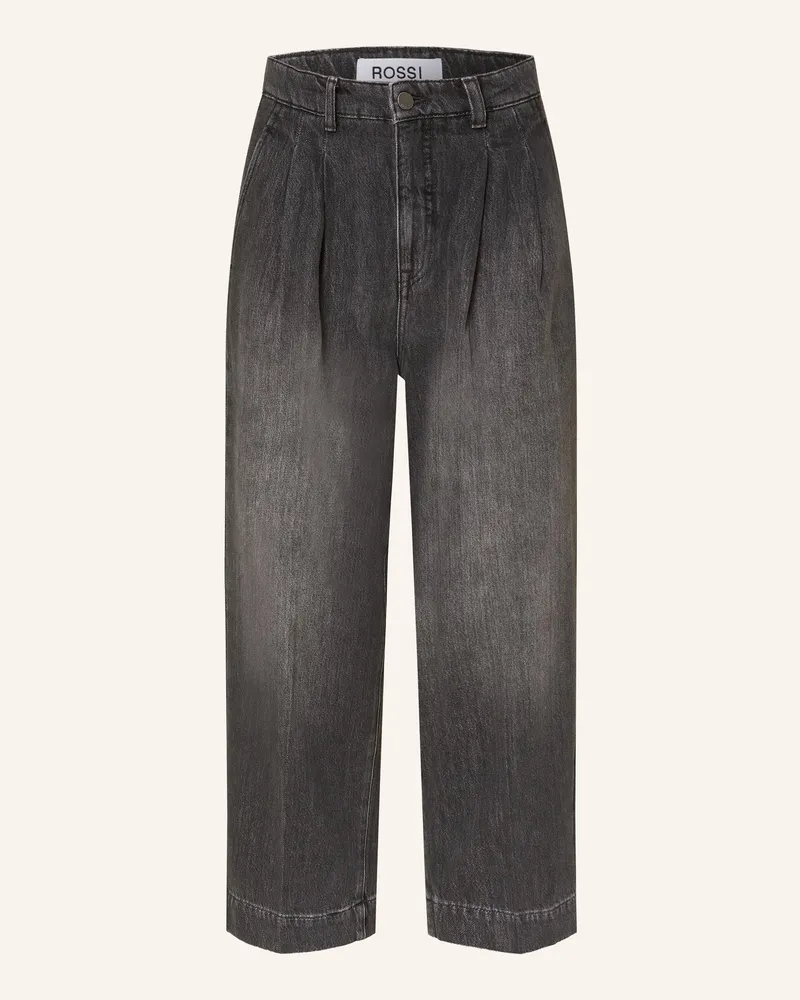 Rossi Wide Leg Jeans Noa Crop grau 975