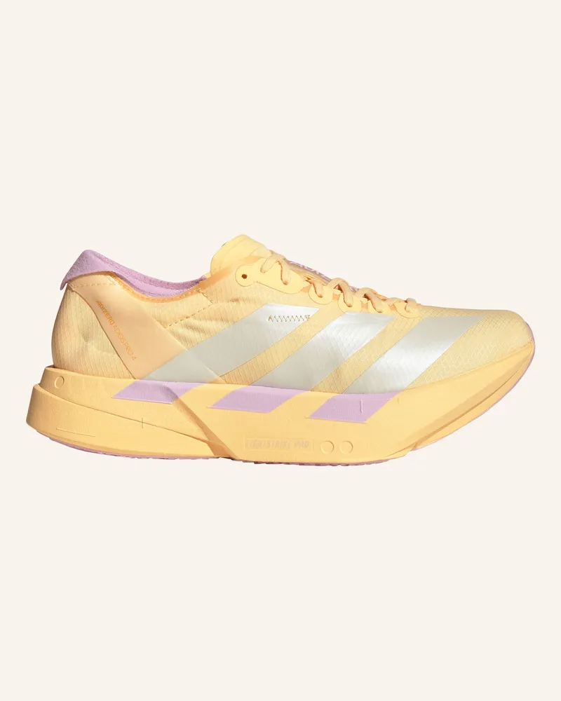 adidas Laufschuhe Adizero Adios Pro 4 orange Dunkelgelb