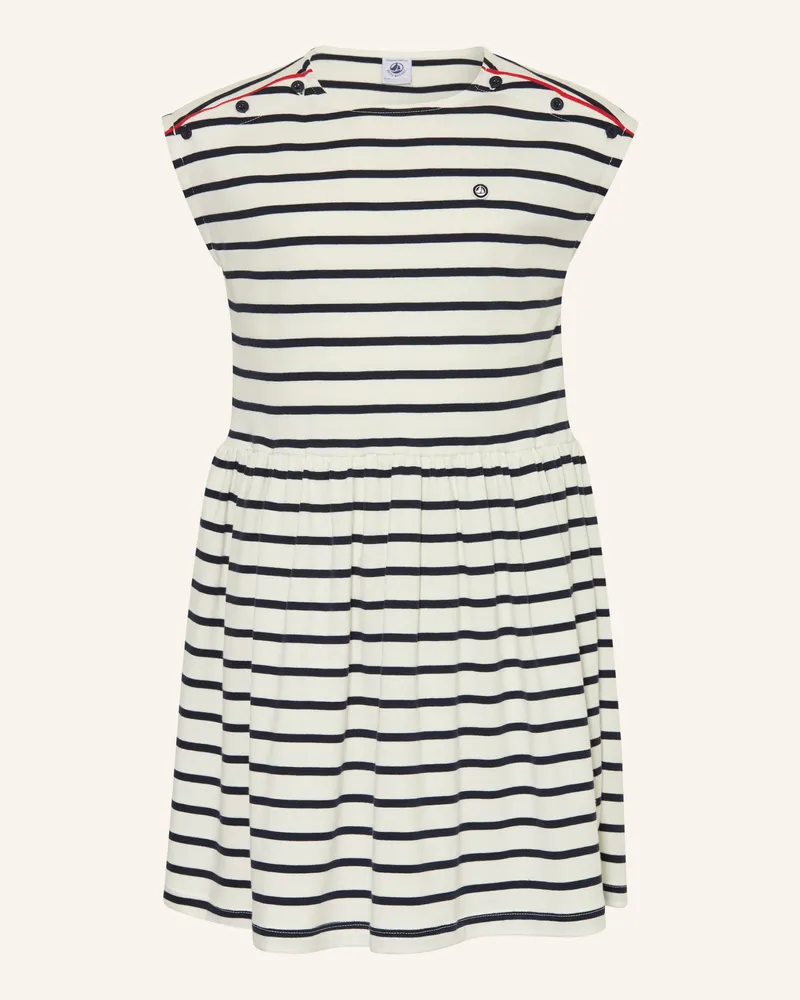 Petit Bateau Jerseykleid weiss Weiss