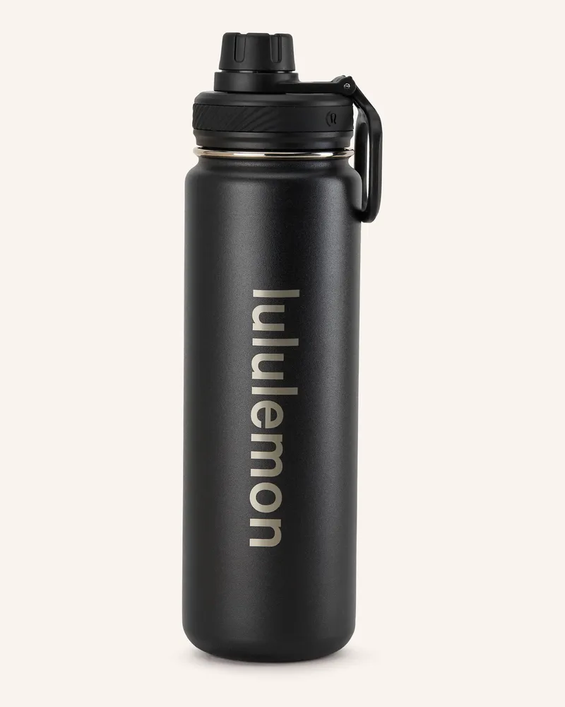 LULULEMON Isolierflasche BACK TO LIFE Schwarz