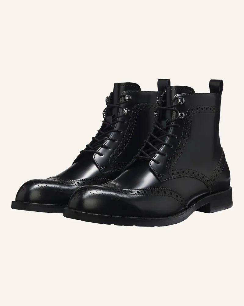 HUGO BOSS Boots Tayil-L_Halb_Bobr schwarz Schwarz