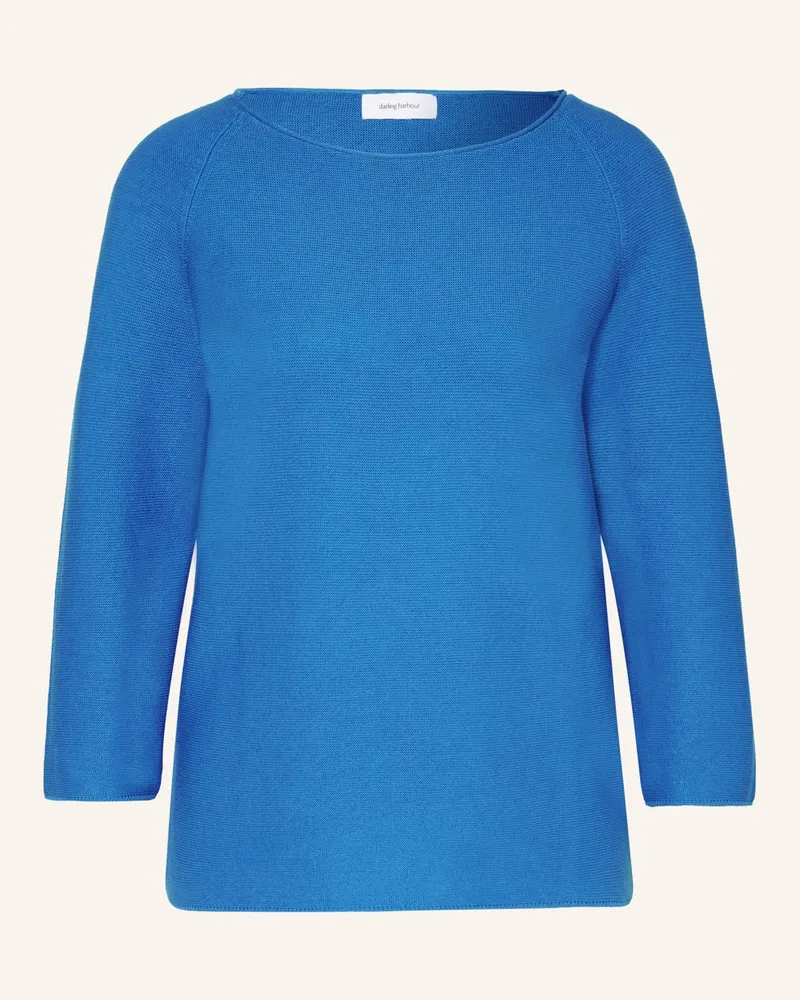 Darling Harbour Pullover mit 3/4-Arm Blau