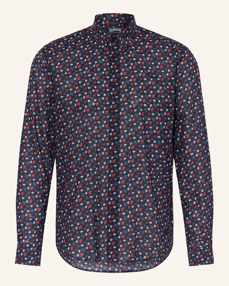 Vilebrequin Hemd Caracal Regular Fit blau Dunkelblau