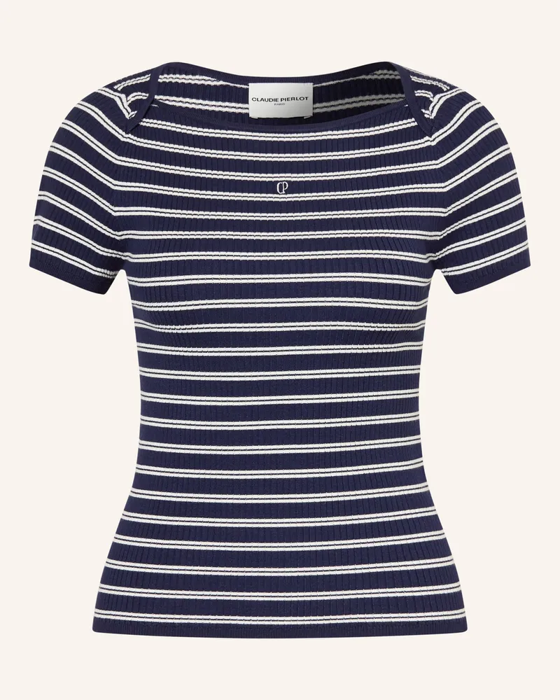 Claudie Pierlot Strickshirt blau Dunkelblau