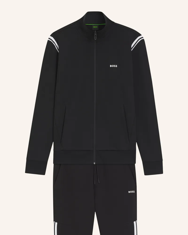 HUGO BOSS Sweatshirt Tracksuit Set Regular Fit schwarz Schwarz