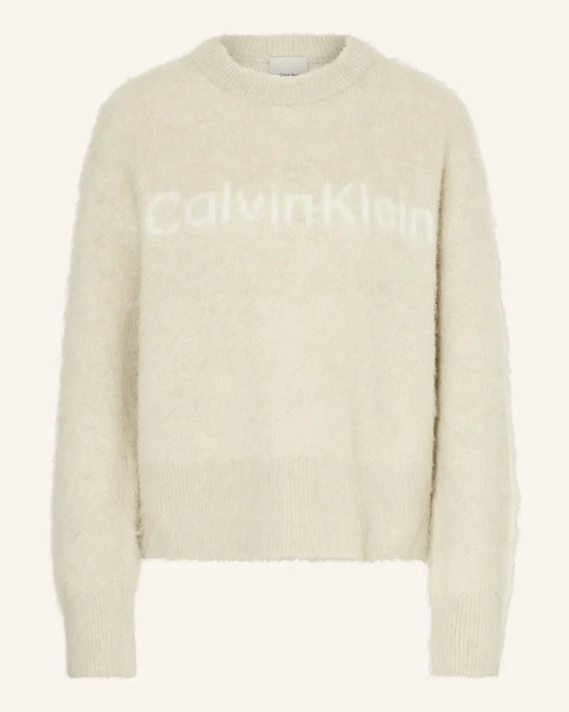 Calvin Klein Pullover mit Alpaka Beige
