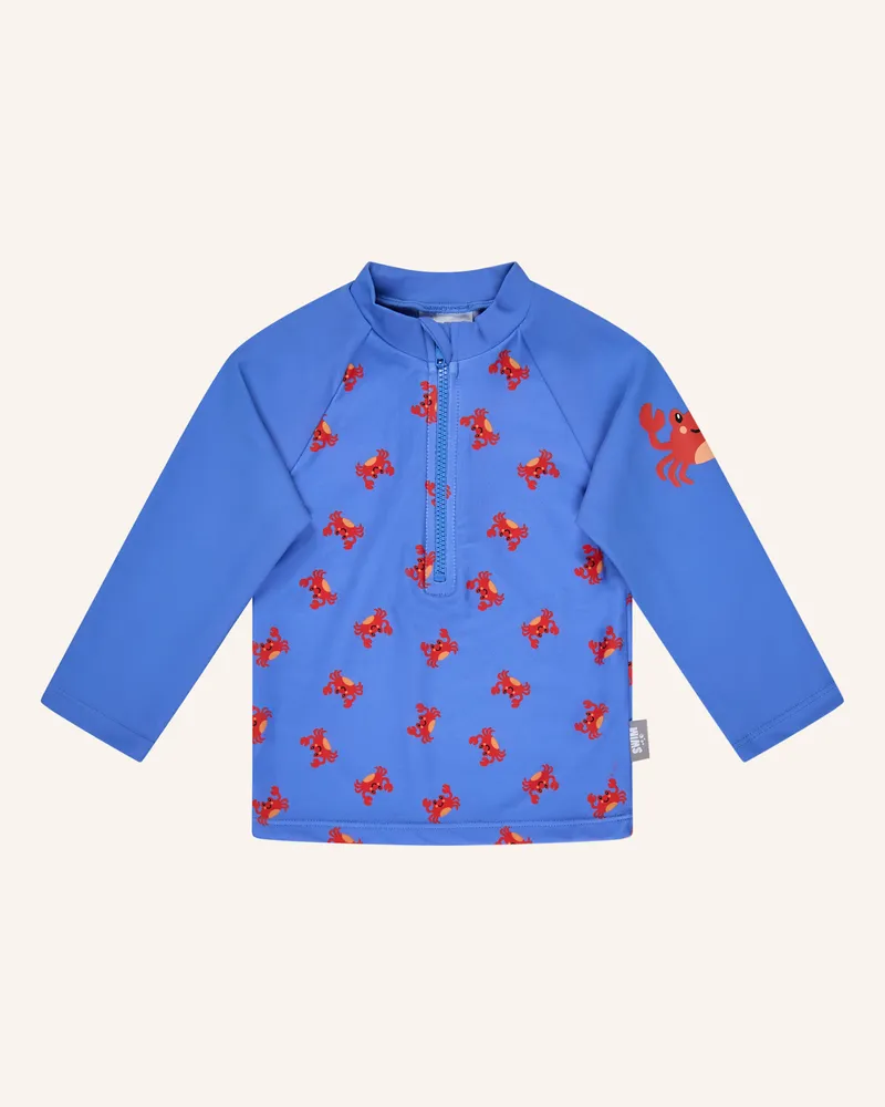 Sterntaler Badeshirt Langarm Krabbe blau Blau