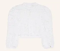 Dirndlbluse Zoe Aus Spitze weiss