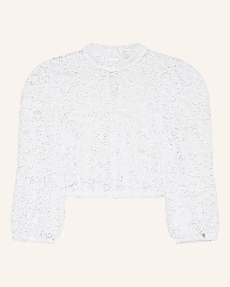 AlpenHERZ Dirndlbluse Zoe Aus Spitze weiss Weiss