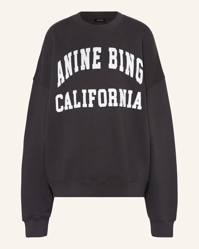 Anine Bing Sweatshirt MILES Dunkelgrau