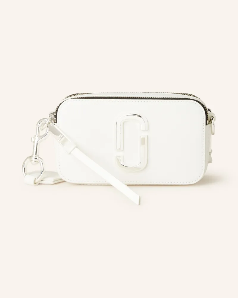 Marc Jacobs Saffiano-Umhängetasche SNAPSHOT DTM Weiss