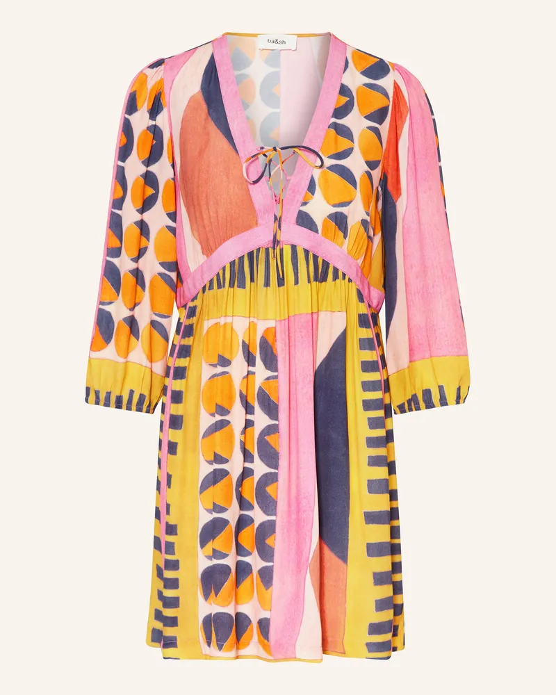 ba&sh Kleid Myriem Mit 3/4-Arm rosa Pink