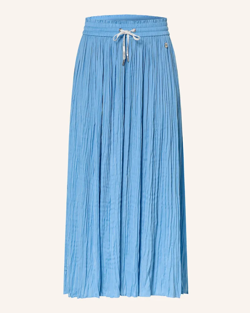 Marc Cain Plisseerock blau 362