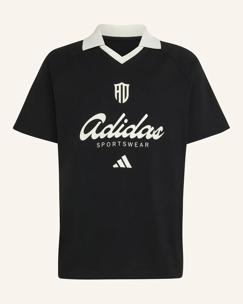 adidas Lux Tiro Script Grafik Poloshirt schwarz Schwarz