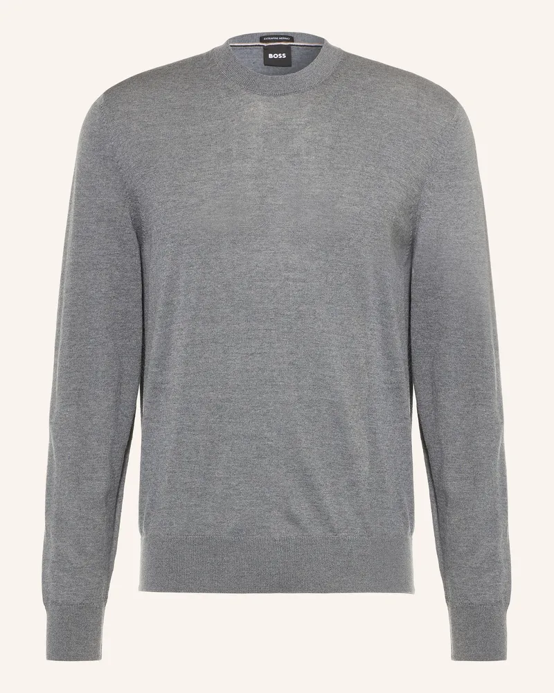 HUGO BOSS Pullover Leno grau Grau