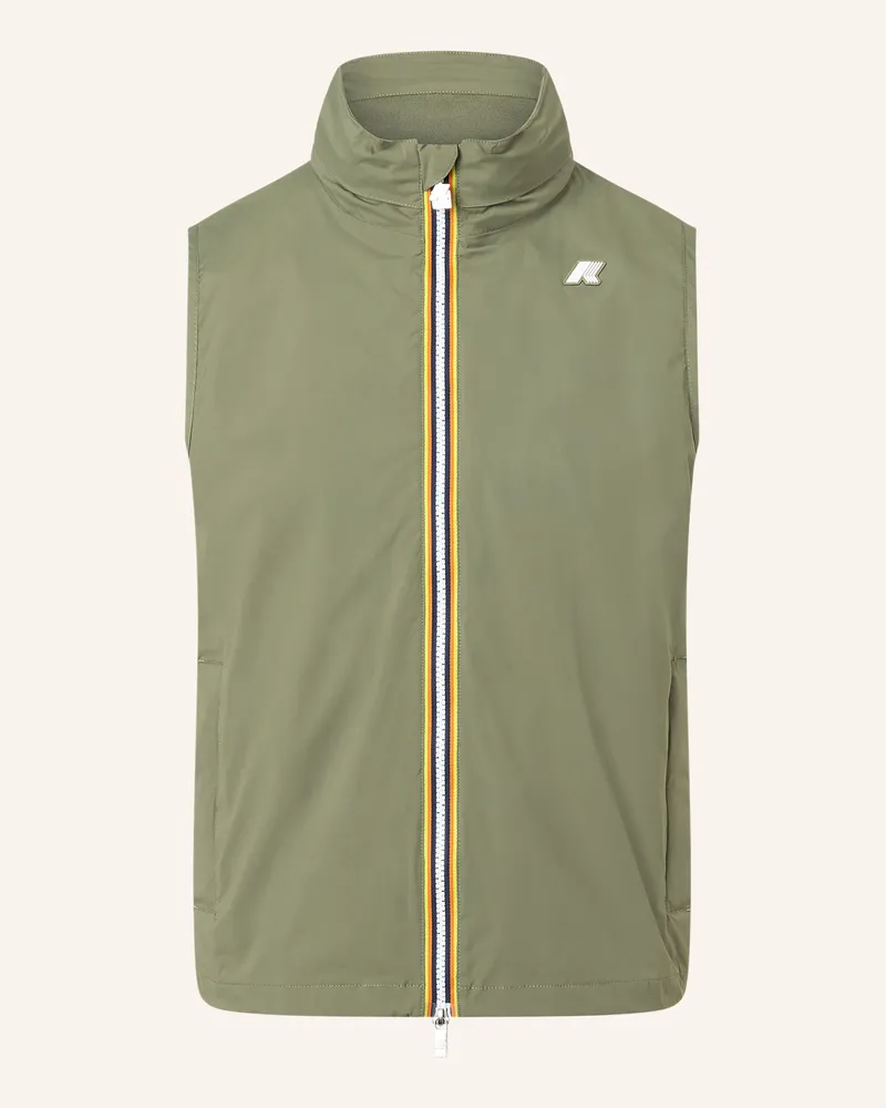 K-Way Funktionsweste Valen Stretch Nylon Jersey gruen Grün