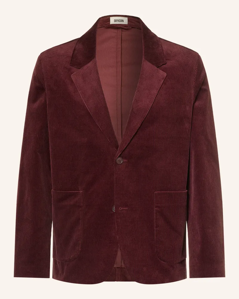Drykorn Anzugsakko Yacoda Regular Fit Aus Cord rot 5105