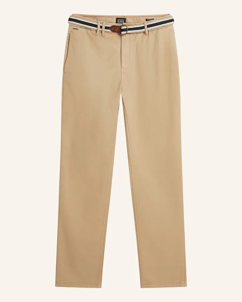 Scotch&Soda Chino Warren Extra Slim Fit beige Camel