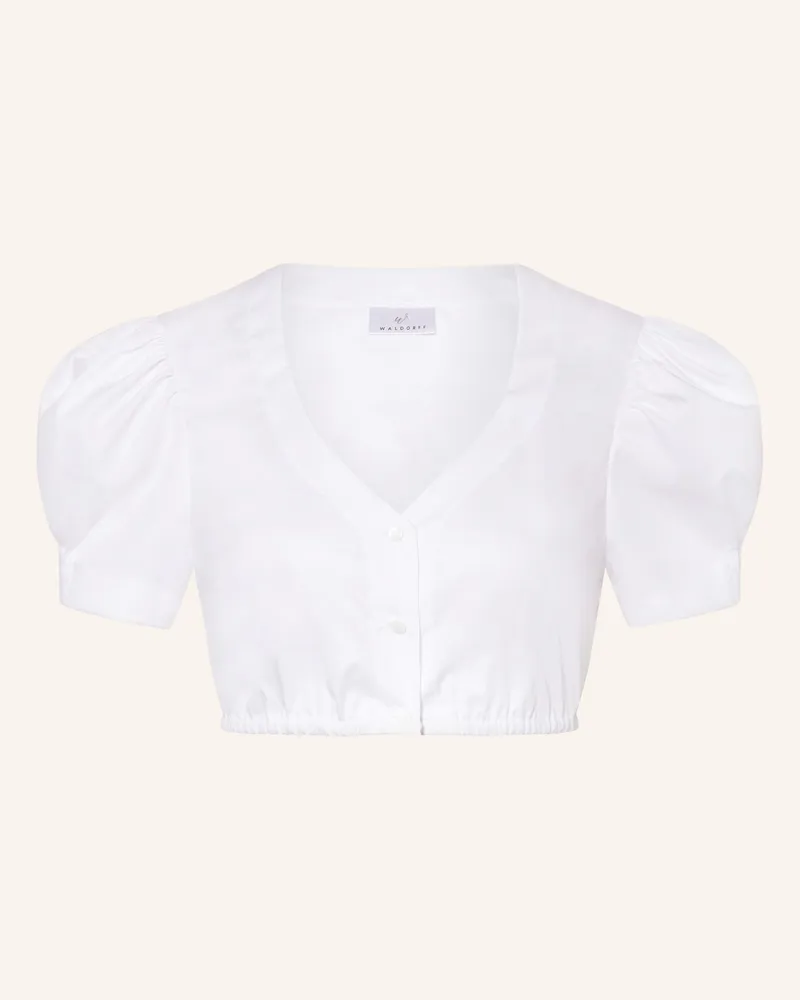 WALDORFF Dirndlbluse weiss Weiss