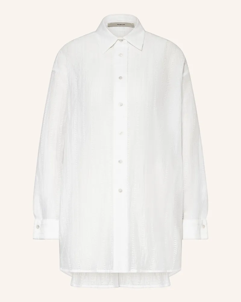 REMAIN Hemdbluse weiss Weiss