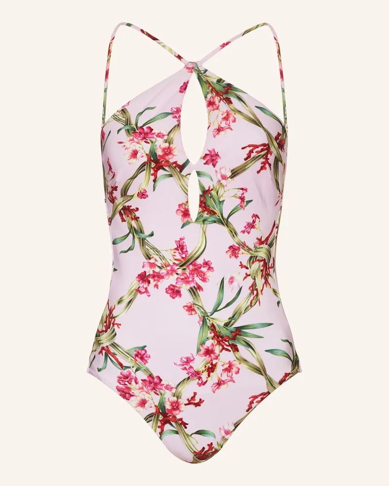 Maryan Mehlhorn High-Neck-Badeanzug BOTANIQUE Rosa