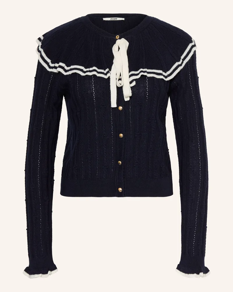 Maje Strickjacke blau Dunkelblau