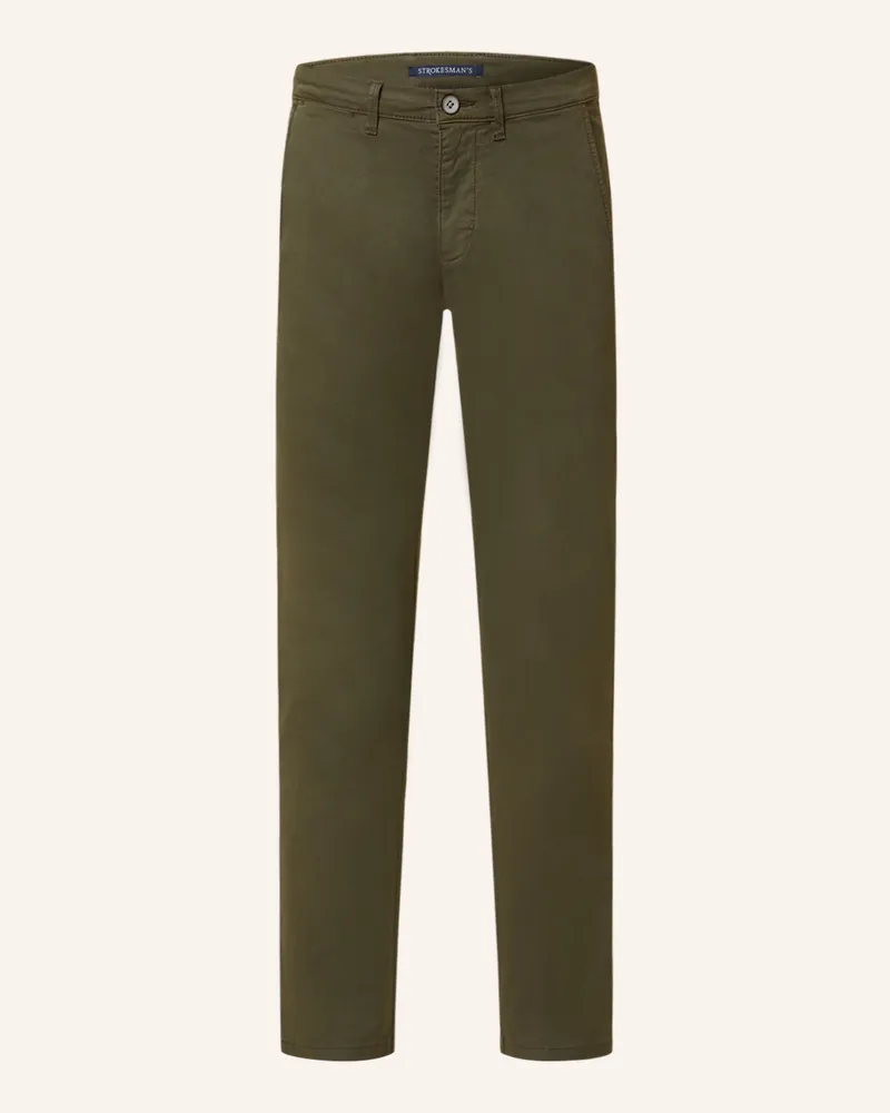 Strokesman's Chino Slim Fit gruen Oliv