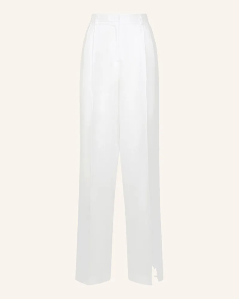 Seidensticker Stoffhose weiss Weiss