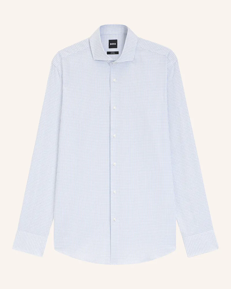 HUGO BOSS Business Hemd H-Hank-Sp-c1-261 Slim Fit blau Hellblau