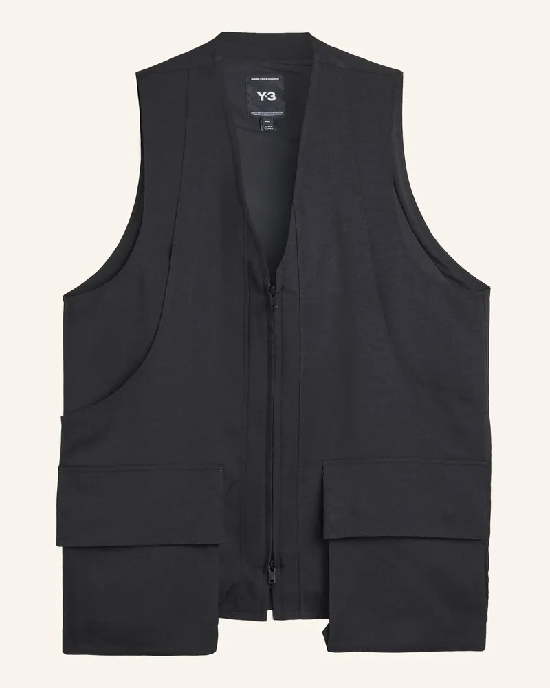 Y-3 Y-3 Sport Uniform Weste Mit Taschen schwarz Schwarz