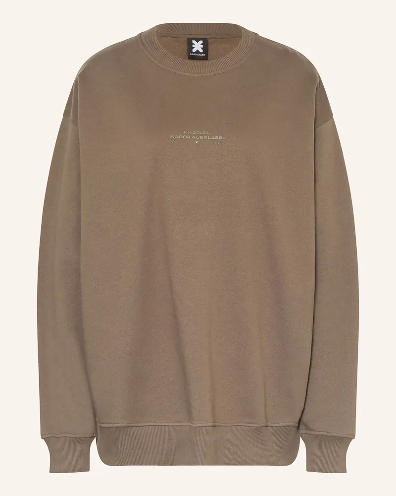 Karo Kauer Sweatshirt Oliv