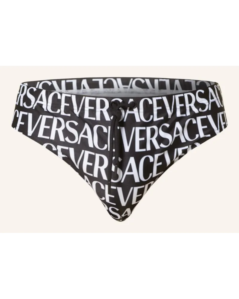 Versace Badeslip Schwarz