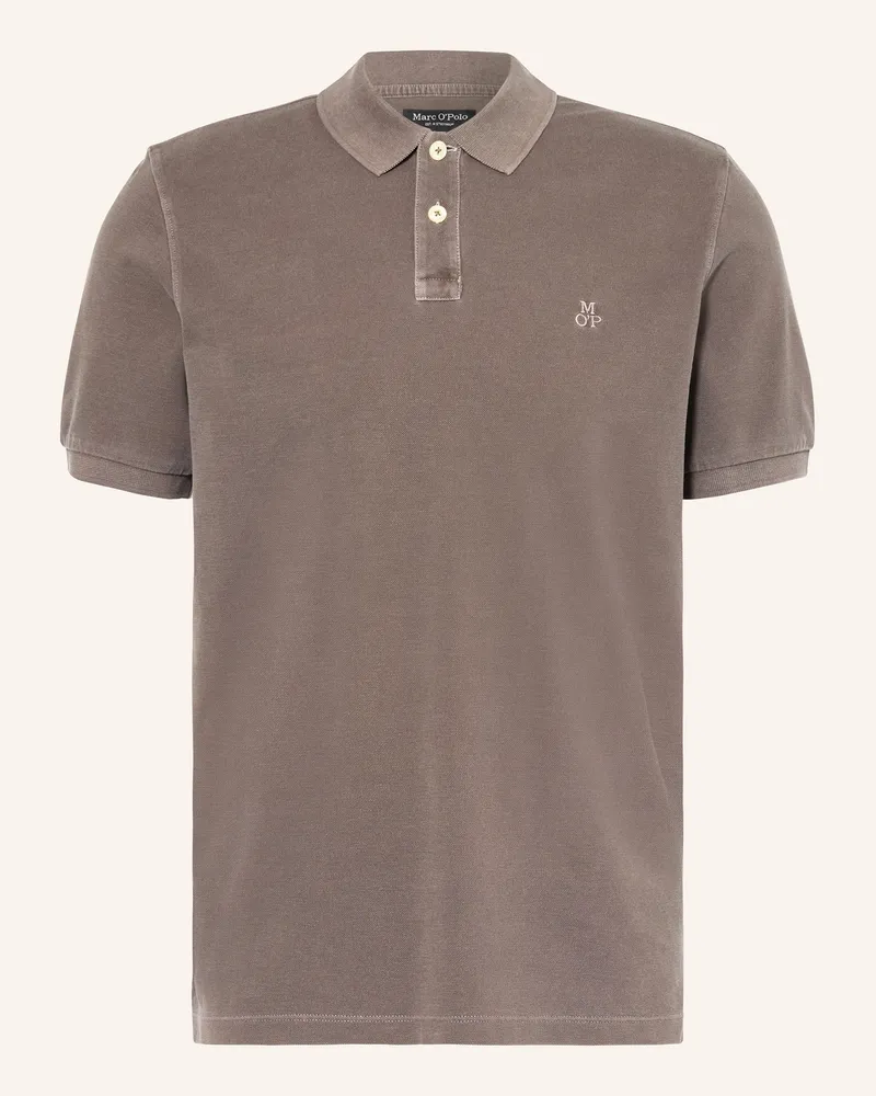 Marc O'Polo Piqué-Poloshirt braun Braun
