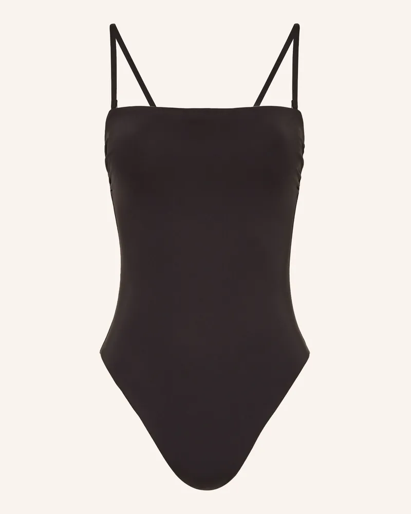Calvin Klein Bandeau-Badeanzug CK ESSENTIALS Schwarz