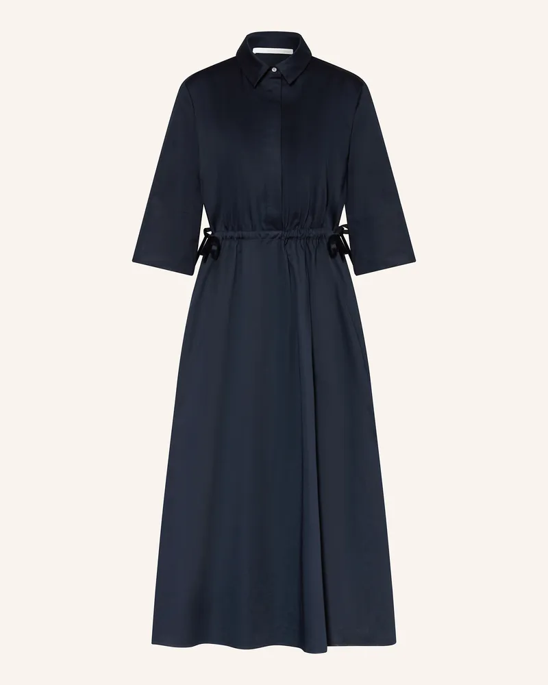 Herzen's Angelegenheit Hemdblusenkleid mit 3/4-Arm Dunkelblau