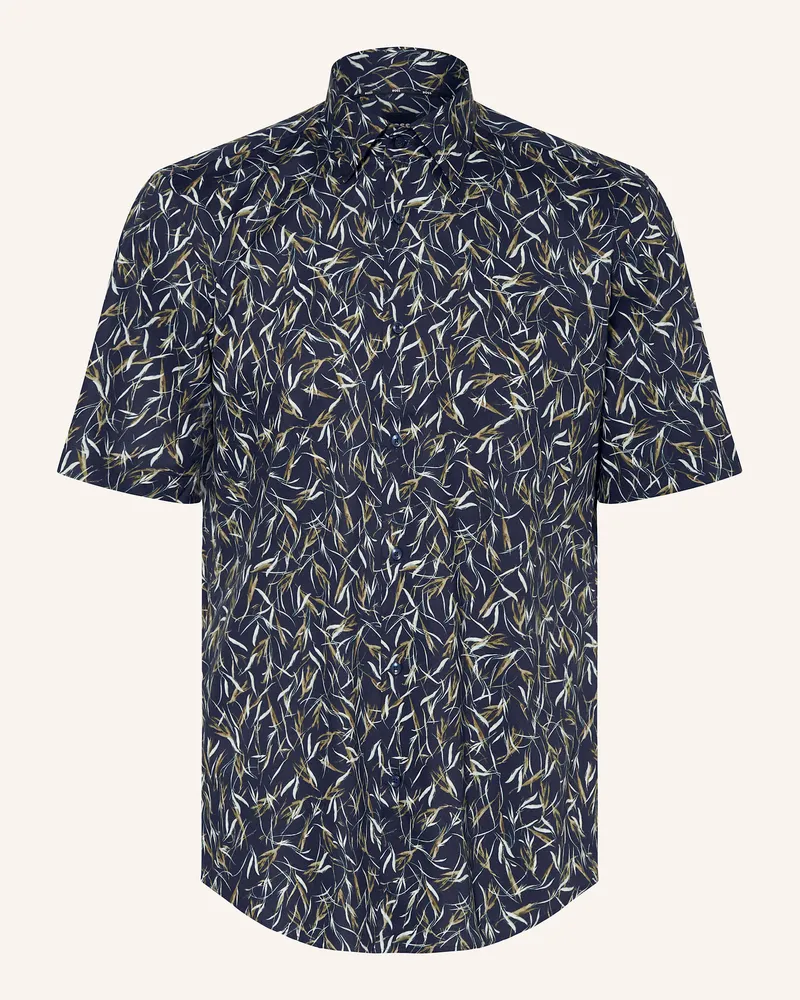 HUGO BOSS Kurzarm-Hemd JOE Regular Fit Dunkelblau