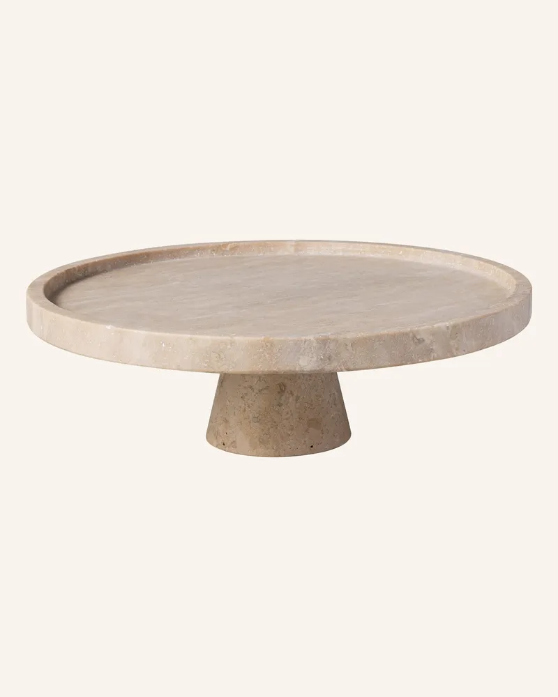 Villeroy & Boch Servierschale mt Fuß MANUFACTURE TRAVERTINE Beige