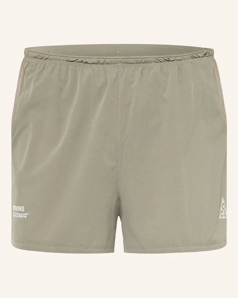 Nike Shorts Trailwind gruen Khaki