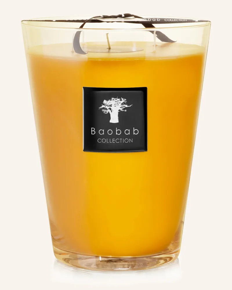Baobab Collection Duftkerze ZANZIBAR SPICES Gelb