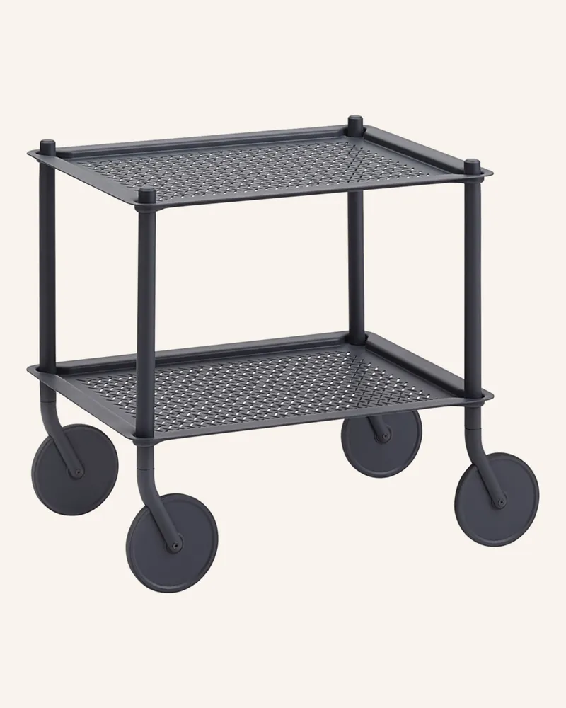 Muuto Beistelltisch Flow blau Blaugrau