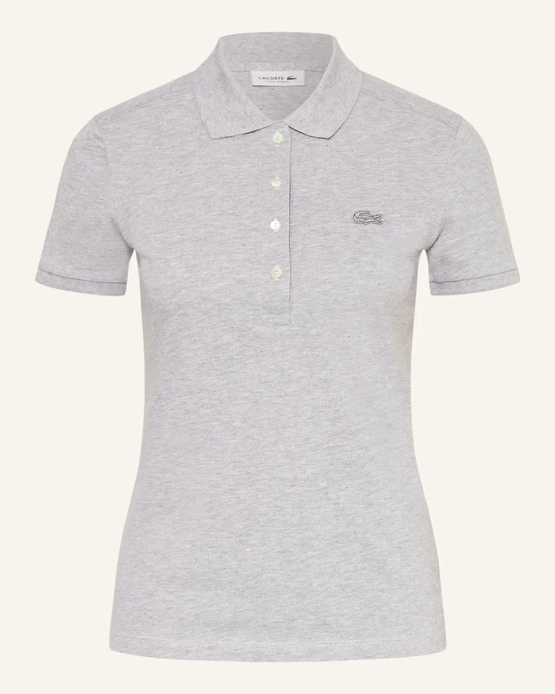 Lacoste Piqué-Poloshirt Grau