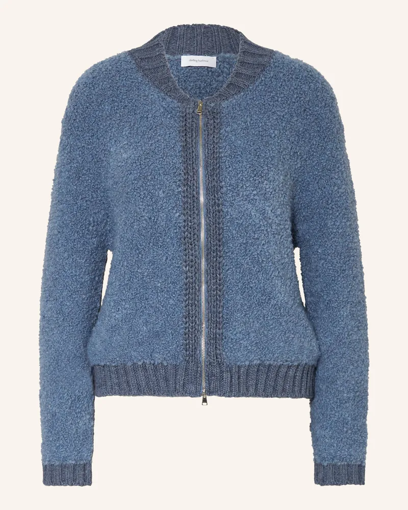 Darling Harbour Strickjacke Rauchblau