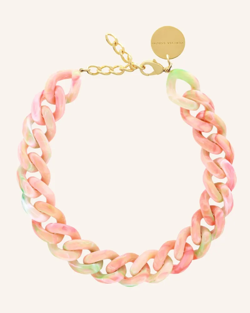 Vanessa Baroni Kette Flat Chain Necklace Summer Vibe By Glambou gold Gold