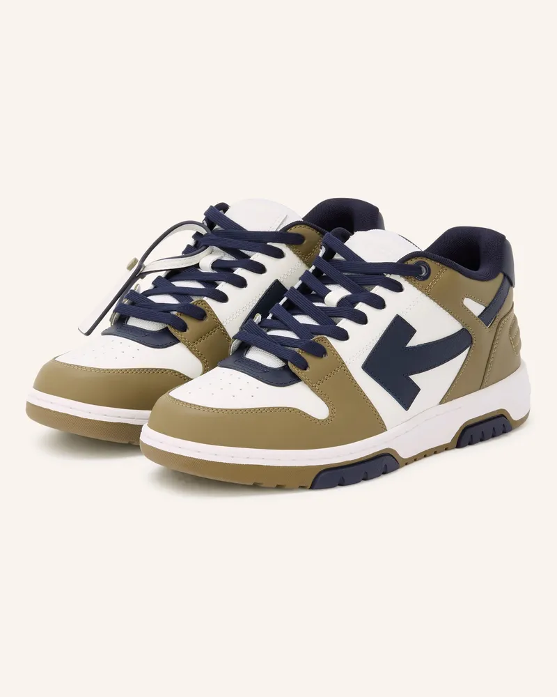 OFF-WHITE Sneaker Out Of Office gruen Weiss