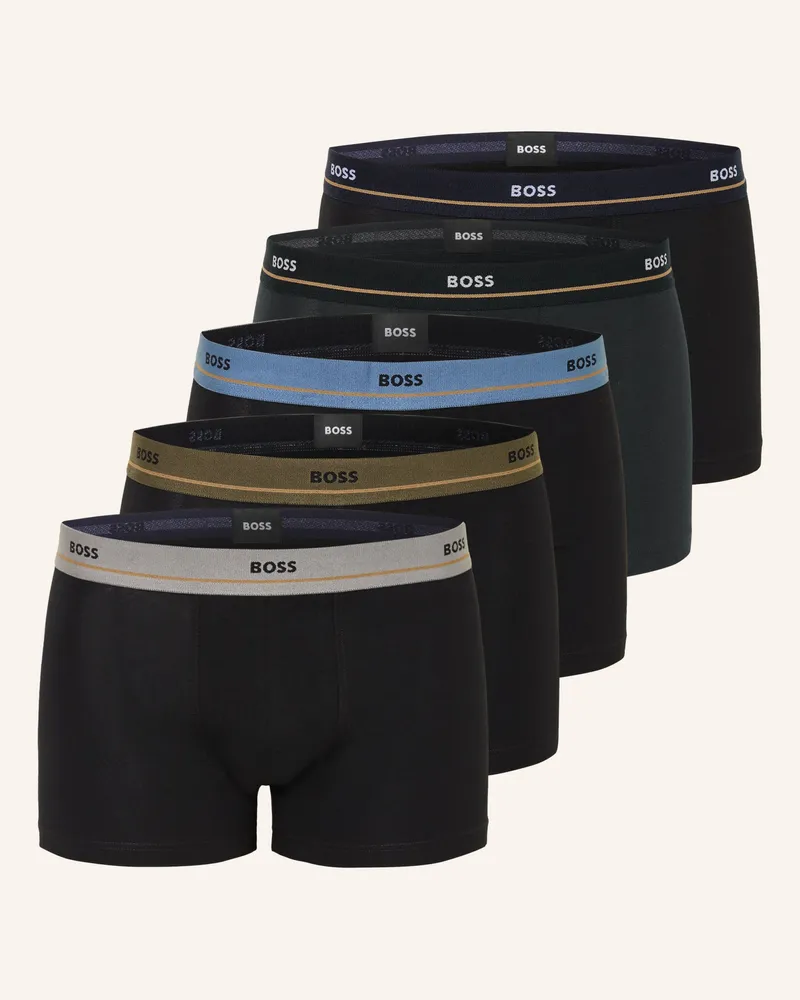 HUGO BOSS 5er-Pack Boxershorts Essential schwarz Schwarz